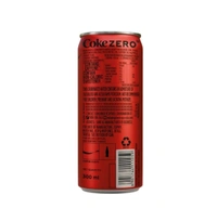 Coca-Cola Zero Sugar Soft Drink Can 300ml