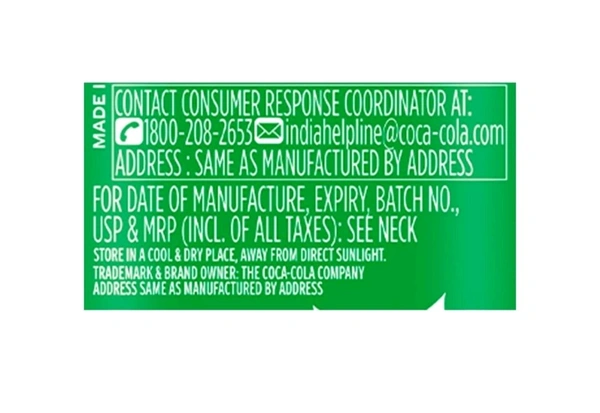 Sprite Lime Flavoured Soft Drink 300ml 