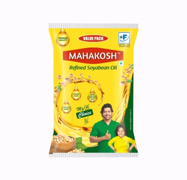 Mahakosh Refined Soyabean Oil (770g)