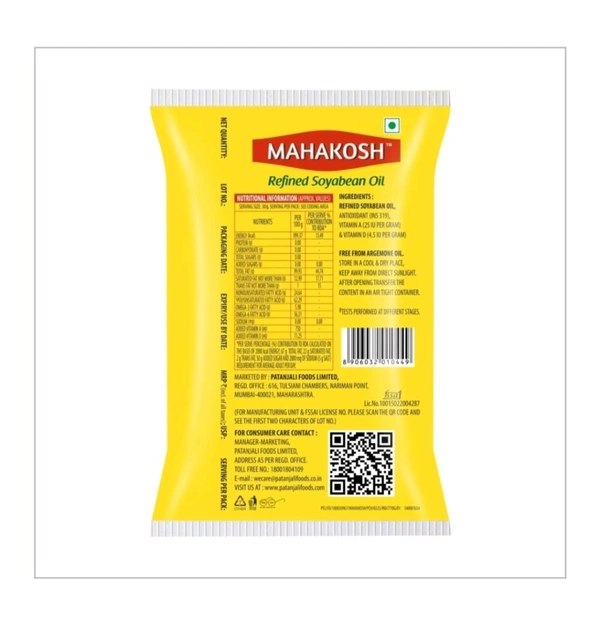 Mahakosh Refined Soyabean Oil (770g)