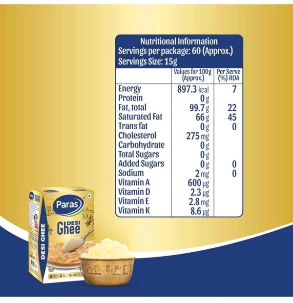 Paras Desi Ghee  (1 L) 