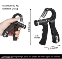 10kg To 60 Kg Gripper For Increase Veiny It Also Increase You Hand Power In Gripper Counting 1 To 100 - Black, 1