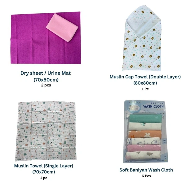 Premium Basic Newborn Combo - Mosquito Net Bed + Woolen Sweater