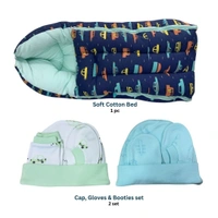 Premium Basic Newborn Combo - Foldable Mosquito Net + Velvet Sweater