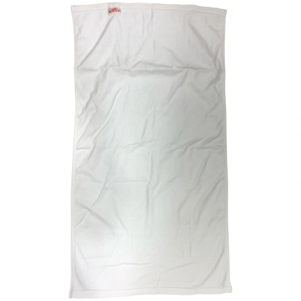 White Terry Cotton Towel | Double Sided | 50 x 100 cm