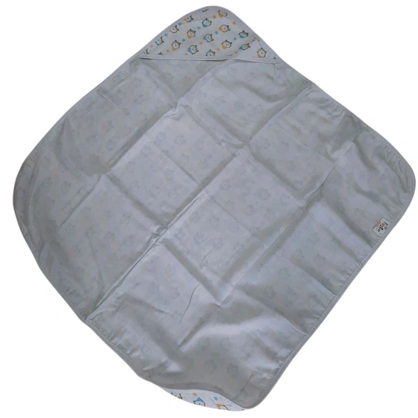 Organic Muslin Cotton Hooded Towel |80x80cm