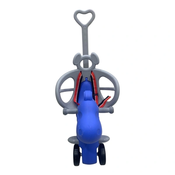 Playgro 2in1 Rocker and Rideon Horse | with handle and safety gaurd and belt