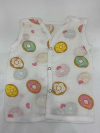 Organic Muslin Cotton Button Jabla