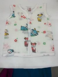 Organic Muslin Cotton Button Jabla