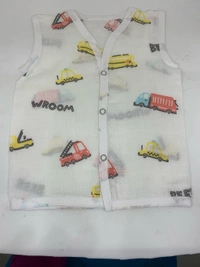 Organic Muslin Cotton Button Jabla