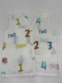 Organic Muslin Cotton Button Jabla