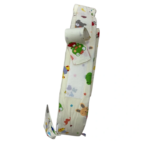 Feeding pillow with back support and belt