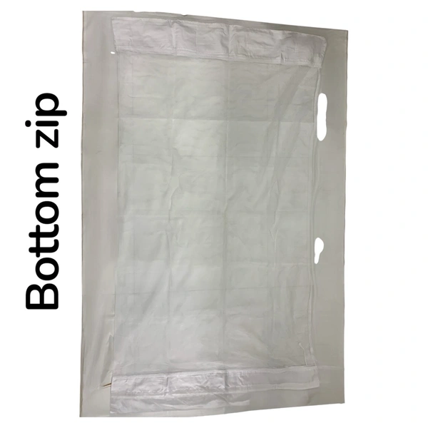 Cotton Cradle Mosquitonet | Bottom Zip | Pure White