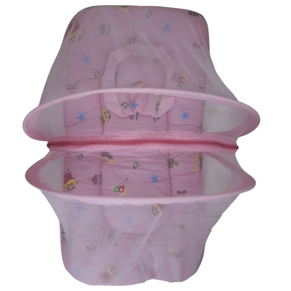 Flat Bed with Mosquito Net (Large)