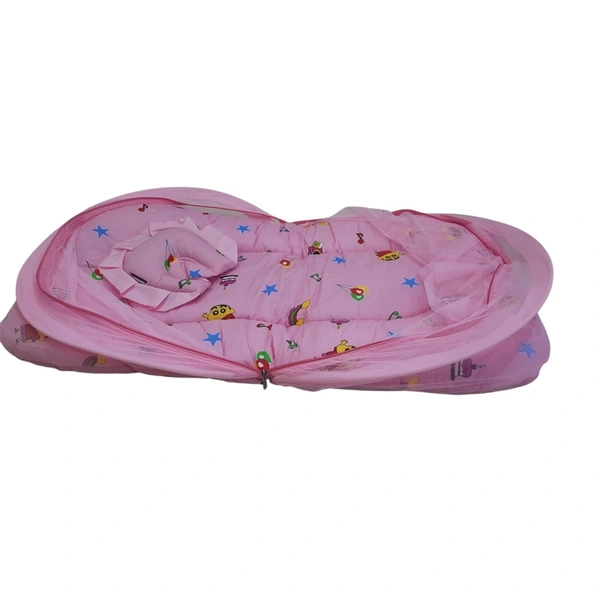 Flat Bed with Mosquito Net (Large)