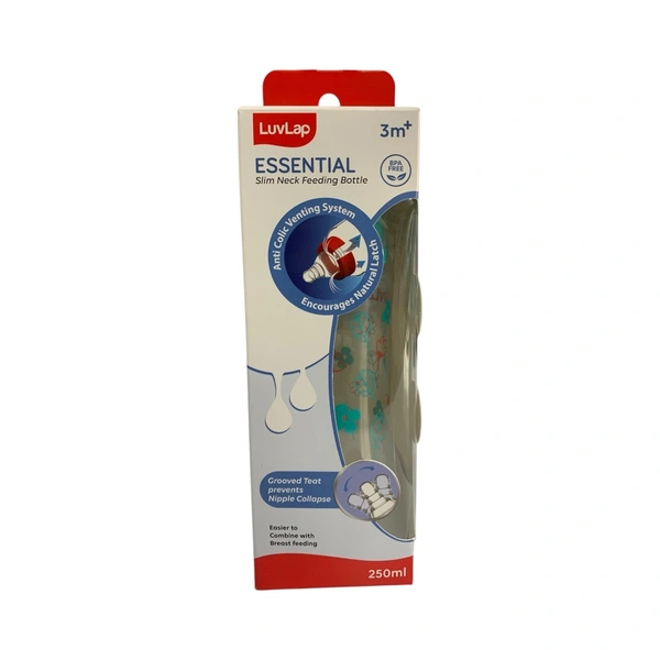 Luvlap Feeding Bottle (flowers) - 250ml
