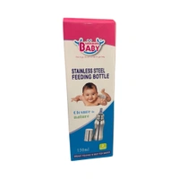 Mommas Baby Steel Feeding Bottle  - 150ml