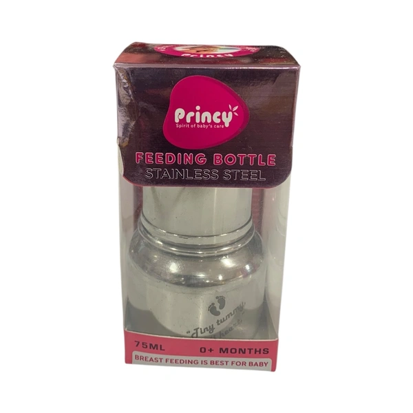 Princy Steel Feeding Bottle  - 75ml