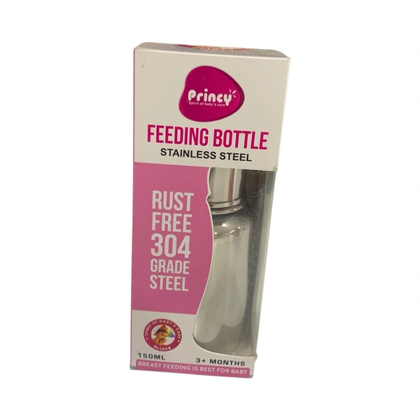 Princy Steel Feeding Bottle  - 150 ml