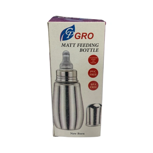 GRO Steel Feeding Bottle  - 150ml