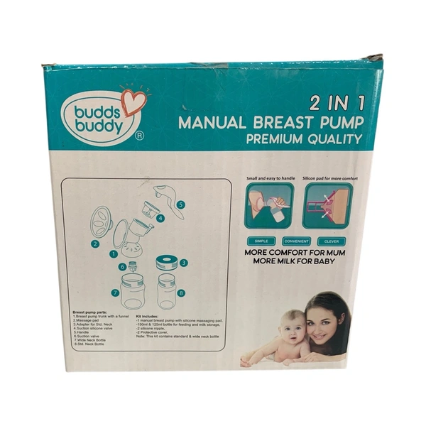 Budds Buddy Manual Breast Pump