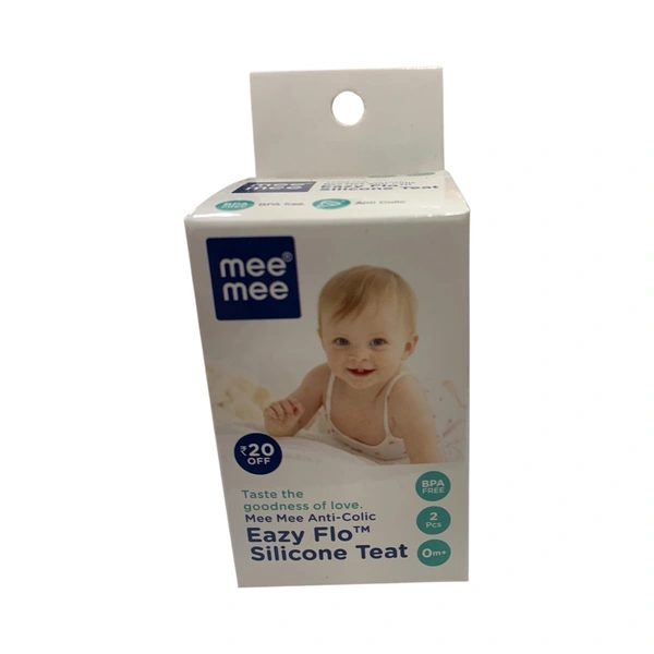 Mee Mee Feeding Bottle Nipple  - 0M+