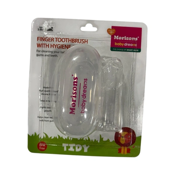 Morisons Finger With Hygiene Case Toothbrush (FT25007