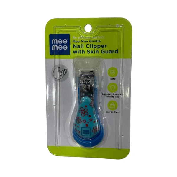 Meemee Nail Clipper & Skin Guard(MM-3830B) Blu