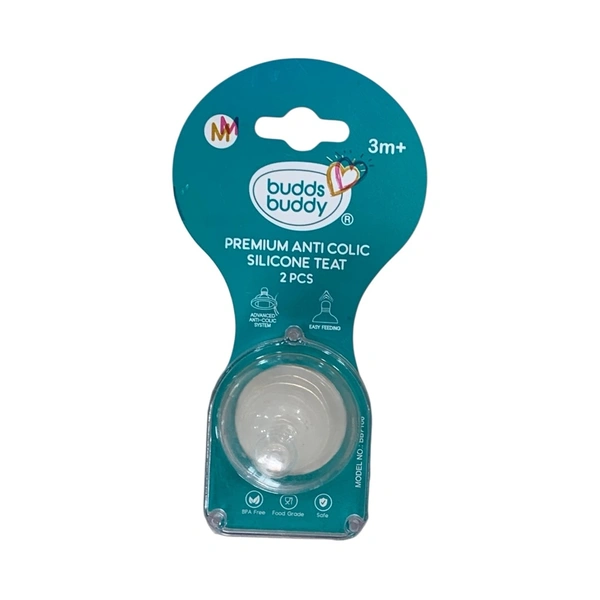 BuddsBuddy Premium Anti colic Silicone Teat