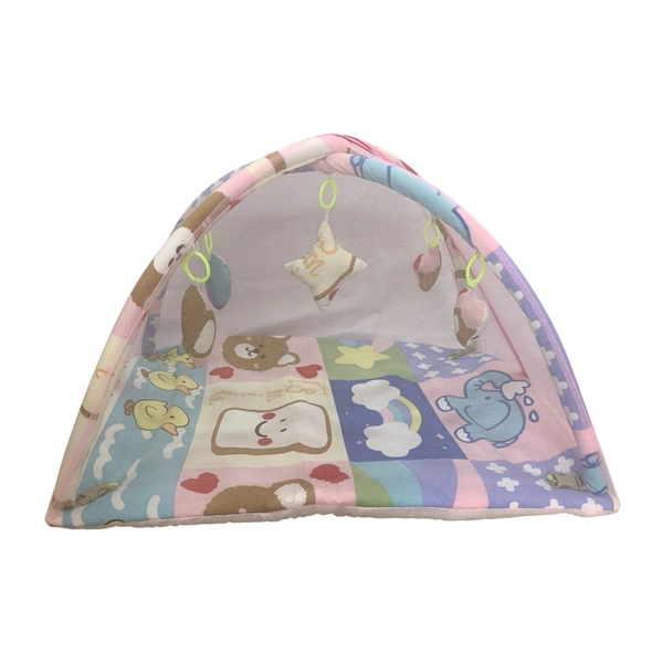 Play Gym with Mosquito Net - pink