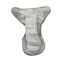 Paw Paw Cloth Diaper ( 1 diaper and 1 insert) - S
