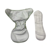 Paw Paw Cloth Diaper ( 1 diaper and 1 insert) - S