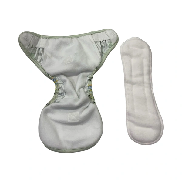 Paw Paw Cloth Diaper ( 1 diaper and 1 insert) - S