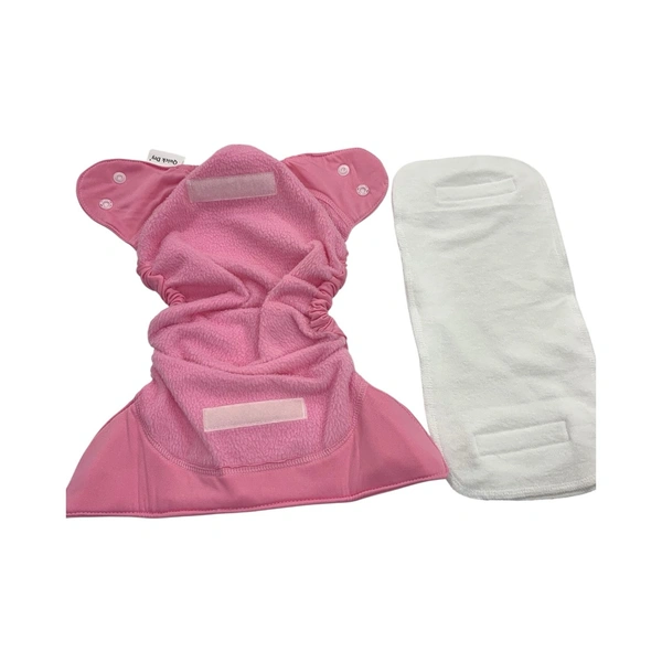 Quick dry Reusable Diaper  - pink