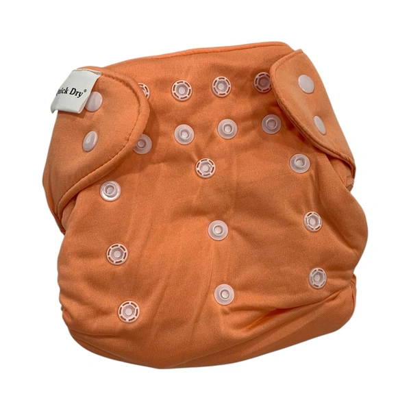 Quick dry Reusable Diaper  - Web Orange