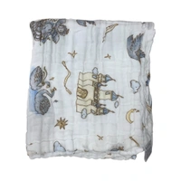 Muslin Border Towel 
