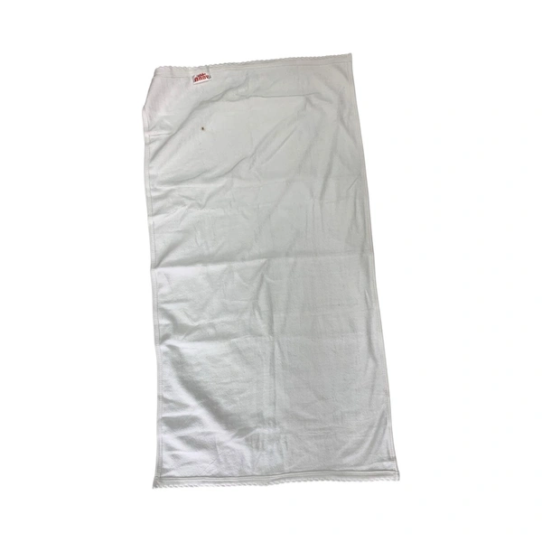 White Terry Cotton Towel | Double Sided | 50 x 100 cm