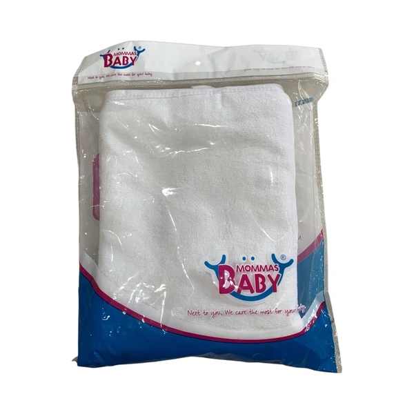 White Terry Cotton Towel | Double Sided | 50 x 100 cm