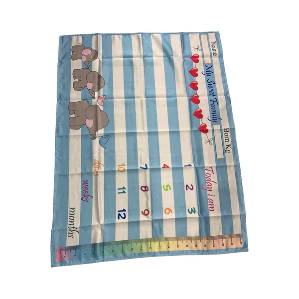 Photoshoot Blanket  - 139X107cm, Bright Turquoise