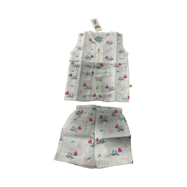 Muslin Cotton Set  - 3 To 6 Month