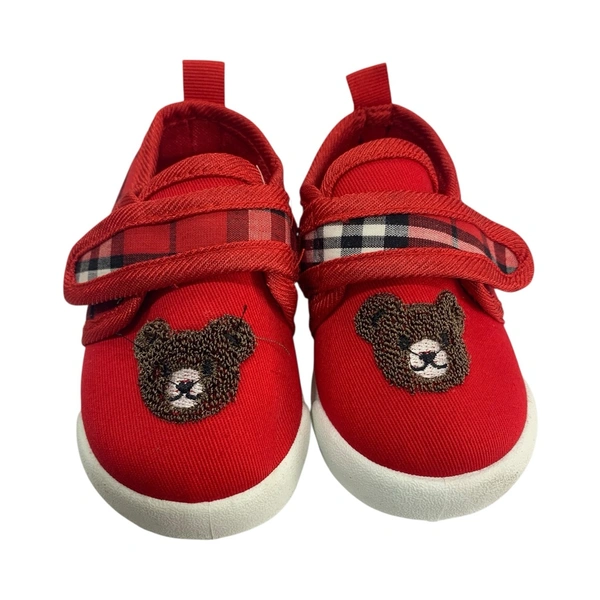 Premium Baby Shoe With Sound( KW_54) - Red, 19