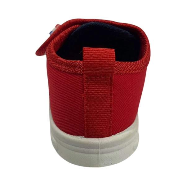 Premium Baby Shoe With Sound (KW_62) - Blue with red, 16