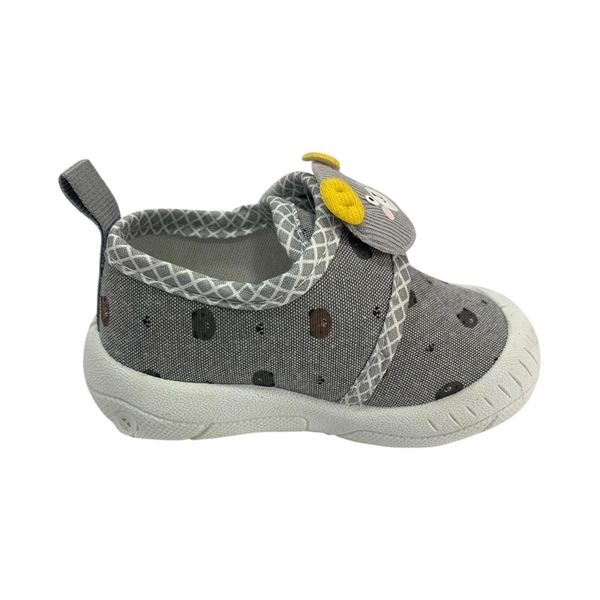 Premium Baby Shoe With Sound(KW_60) - Gray, 16