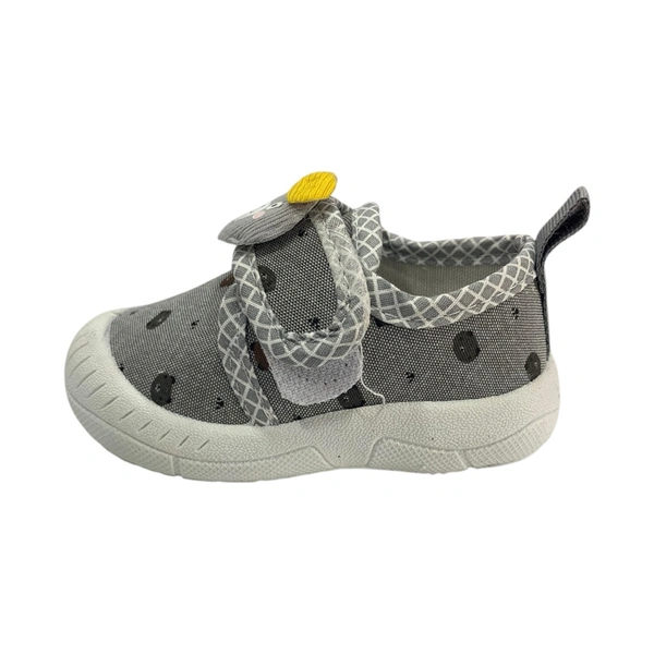 Premium Baby Shoe With Sound(KW_60) - Gray, 16