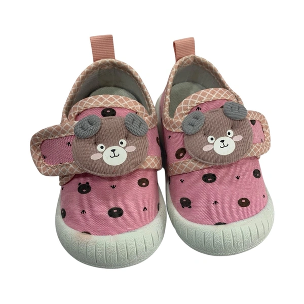 Premium Baby Shoe With Sound(KW_60) - Blush Pink, 21