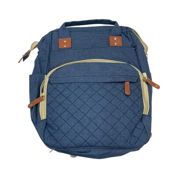 Diaper Bag with Bed - Cornflower Blue