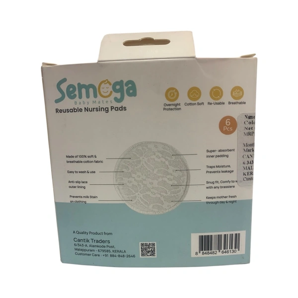 Washable Breast Pad (6 Pieces)