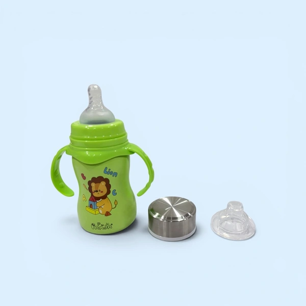 3in1 Steel Sipper 240ml - Green