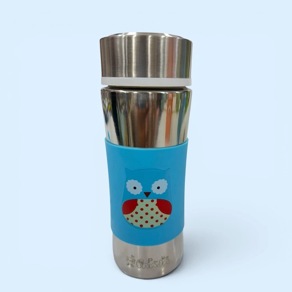 3in1 Steel Sipper Bottle 270ml - Blue