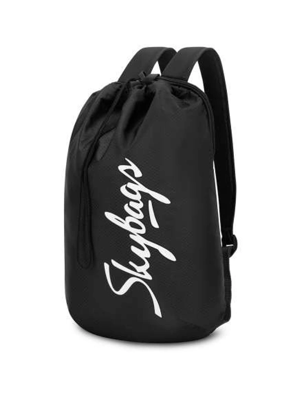 skybags unisex brand logo printed backpack - onesize, black